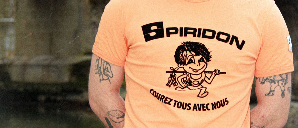 Spiridon T-shirt orange running course à pied magazine