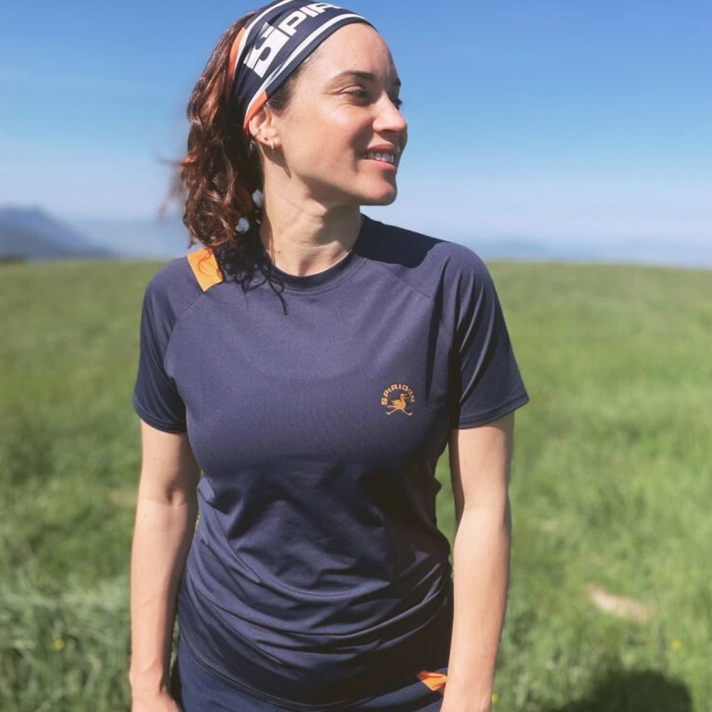 Spiridon t-shirt running femme recyclée Free to run magazine course à pied