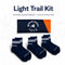 Kit Trail Léger – Bandeau réversible recyclé + Pack 3 paires de chaussettes Q-Nova® - 35-37