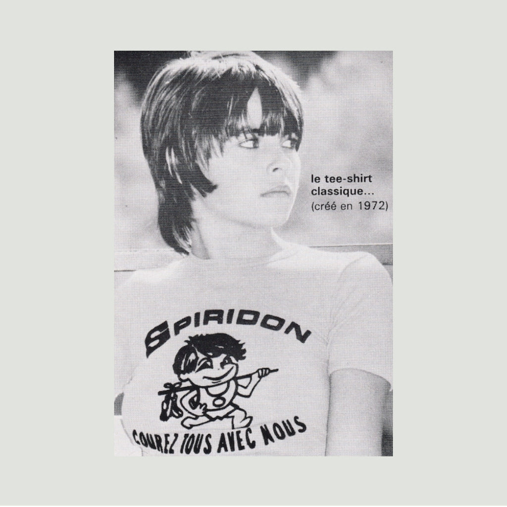 Spiridon Free to run 1972 t-shirt orange historique archives marathonienne femme