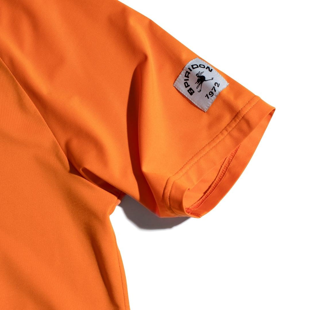Spiridon Free To Run t-shirt recyclé orange for running Fil labellisé Newlife™, Oeko-Tex® et Global Recycle standard 