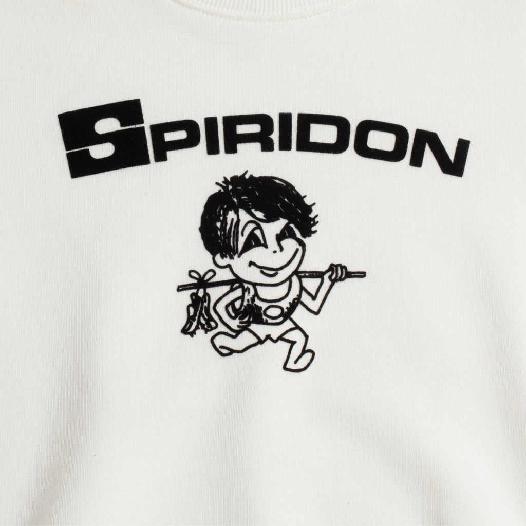 Spiridon Sweat coton biologique écru unisexe vintage